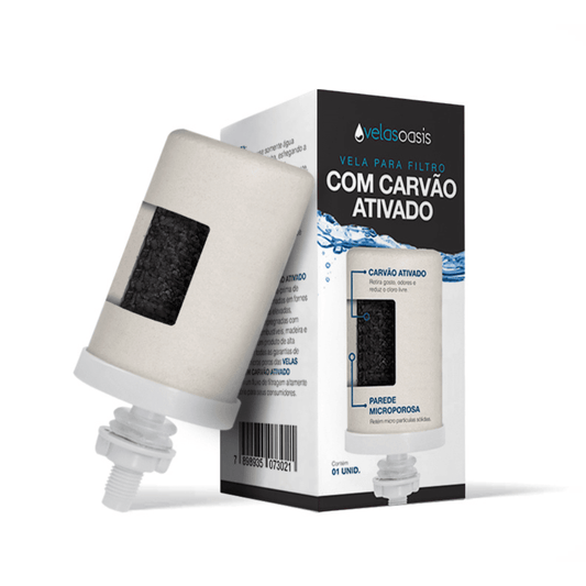 Vela Oásis Carvão Ativado