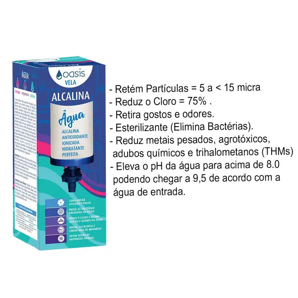 Vela Oasis Alcalina Magnésio
