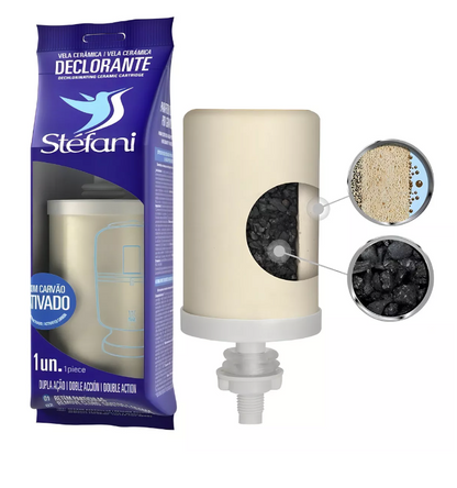 Vela Stéfani Carvão Ativado
