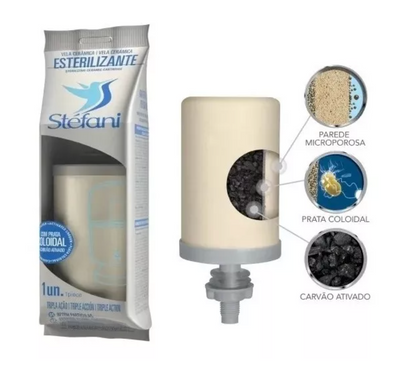 Vela Stéfani Nano Prata Coloidal